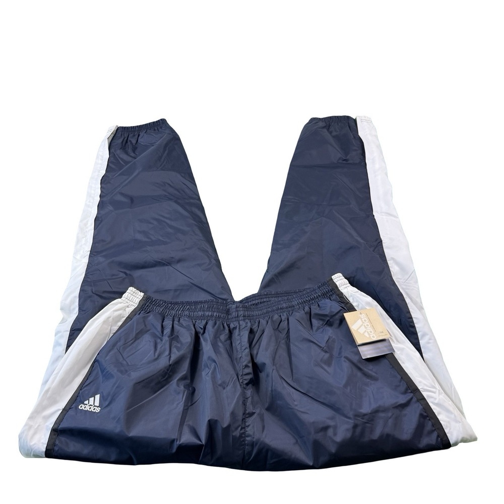 Adidas Blue White Mesh Lined VTG 2001 TM Jackson Track Pants Mens 3XL NWT 711823